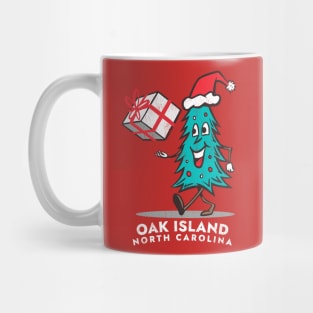 Oak Island, NC Vacationing Christmas Tree Mug